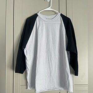 Vintage 80’s Athletic Knit Raglan Sleeve Single Stitch Baseball Tee